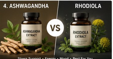 Ashwagandha vs rhodiola