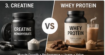 Creatine vs whey protein