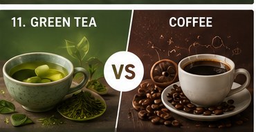 Green tea vs coffee