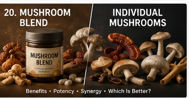 Mushroom blend vs individual mushrooms