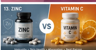 Zinc vs vitamin C